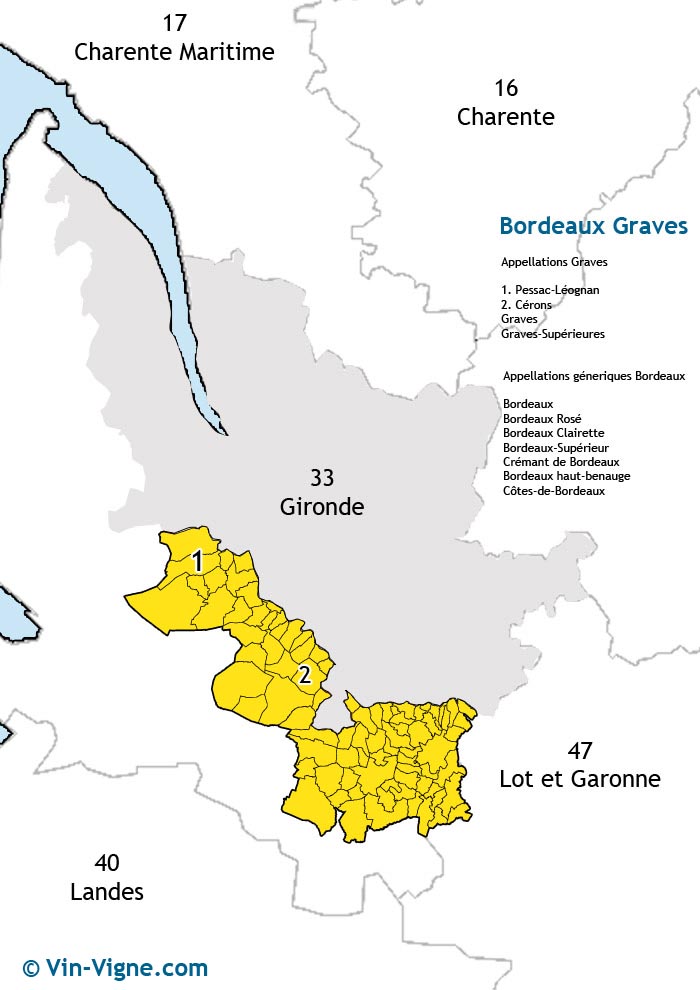 carte des vins de graves