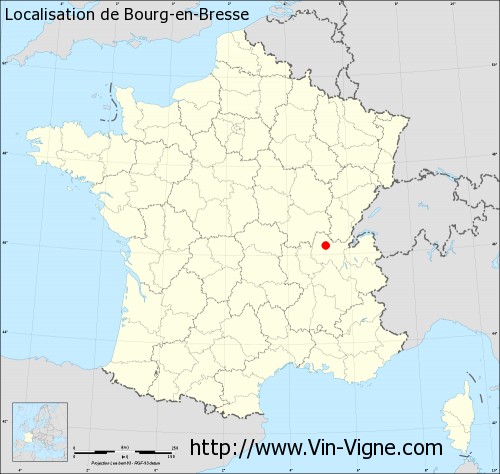 carte de bourg en bresse