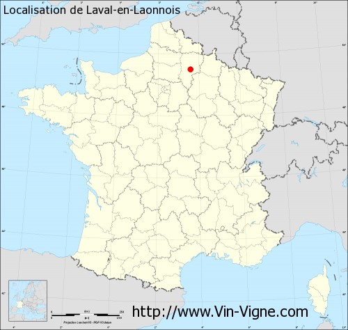 Carte de Laval-en-Laonnois