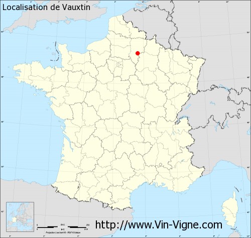 Carte de Vauxtin