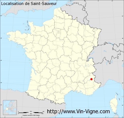 Carte de Saint-Sauveur