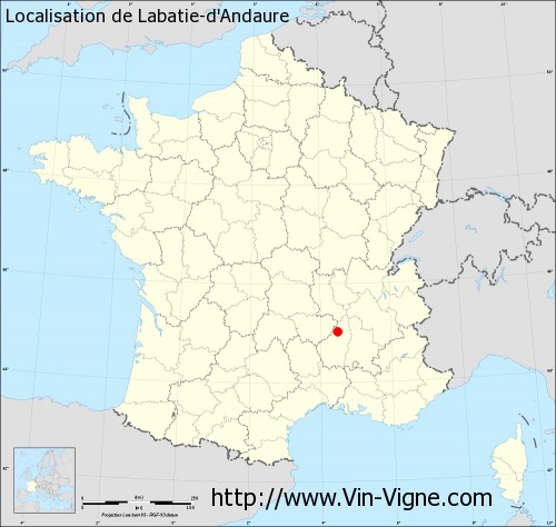 Carte de Labatie-d'Andaure