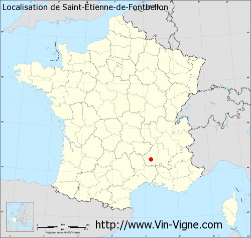 saint etienne carte de france