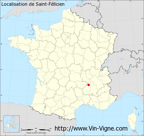 Carte de Saint-Félicien