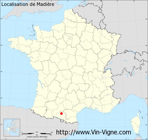 Carte  de Madière