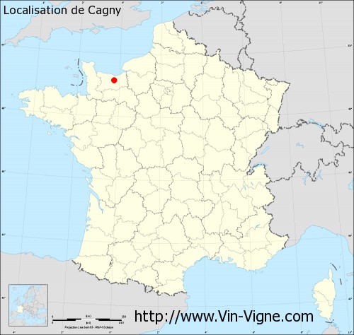 Carte de Cagny