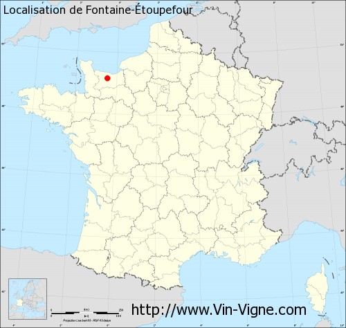 Carte de Fontaine-Étoupefour