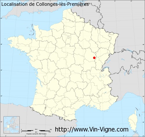 Carte de Collonges-lès-Premières