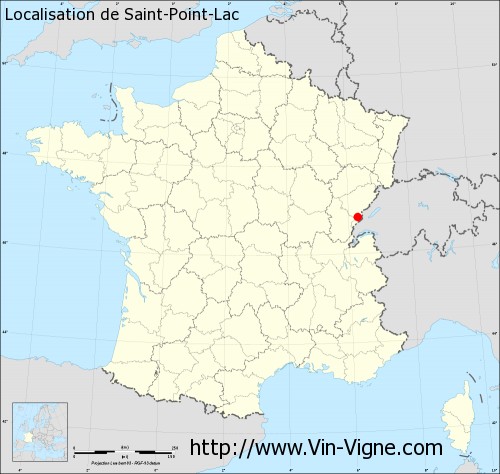 lac de saint point carte