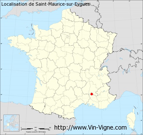 Carte de Saint-Maurice-sur-Eygues