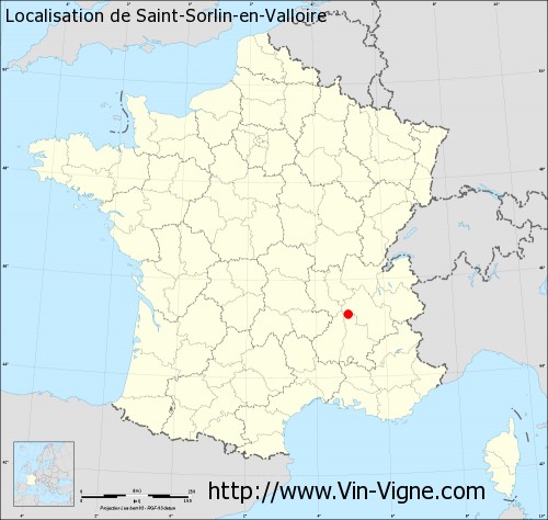 Carte de Saint-Sorlin-en-Valloire
