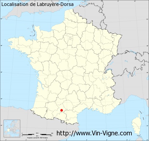 Carte  de Labruyère-Dorsa