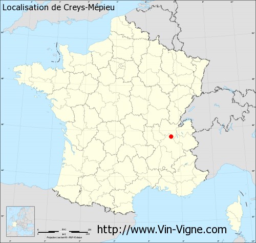 Carte de Creys-Mépieu