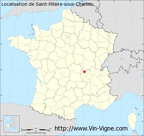 Carte  de Saint-Hilaire-sous-Charlieu