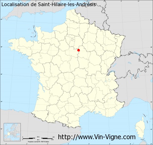 Village de SaintHilairelesAndrésis (45320) Informations viticoles
