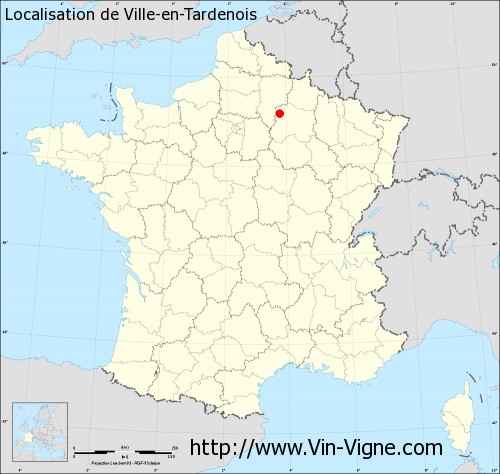 Carte de Ville-en-Tardenois