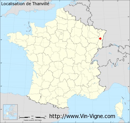 Carte  de Thanvillé
