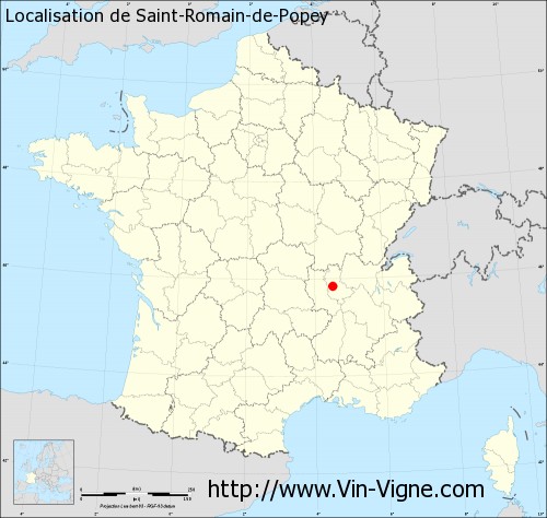 Carte de Saint-Romain-de-Popey