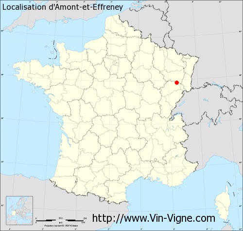 Carte d'Amont-et-Effreney