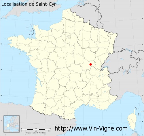 Carte de Saint-Cyr