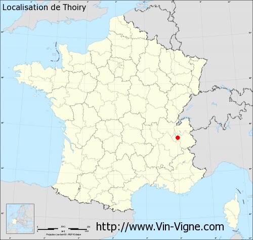 Carte  de Thoiry