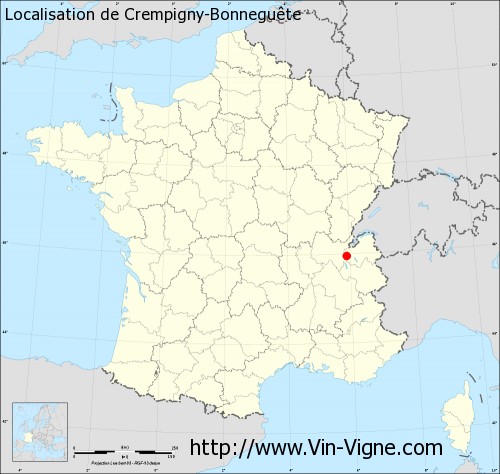 Carte  de Crempigny-Bonneguête