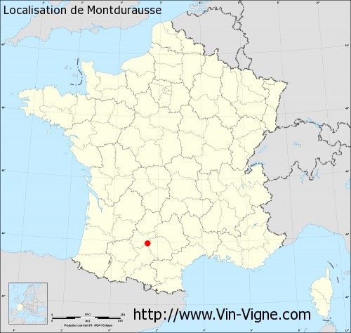 Carte  de Montdurausse