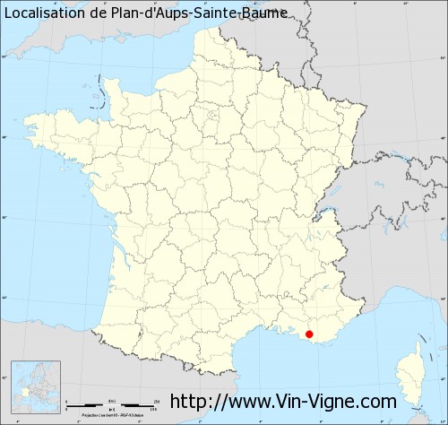 Carte de Plan-d'Aups-Sainte-Baume