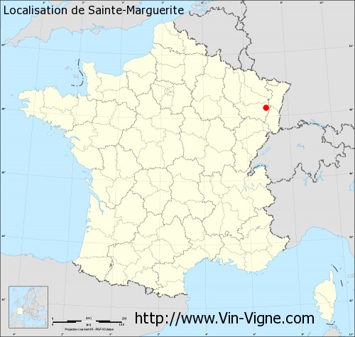 Carte de Sainte-Marguerite