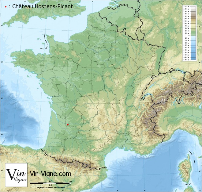 carte Château Hostens-Picant