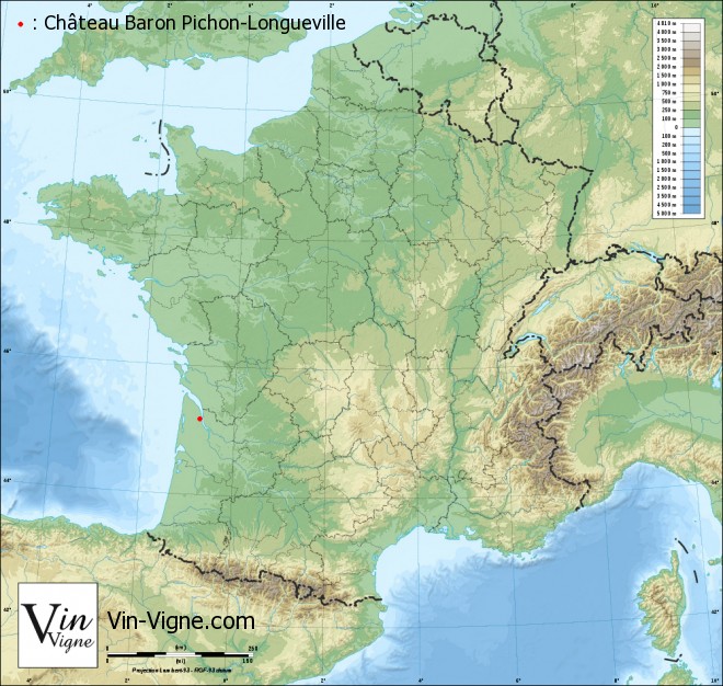 carte Château Baron Pichon-Longueville