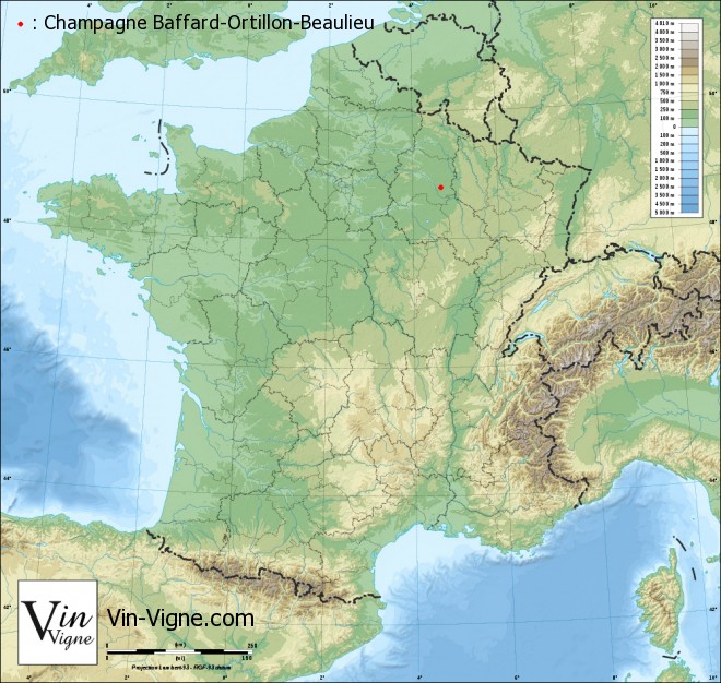 carte Champagne Baffard-Ortillon-Beaulieu