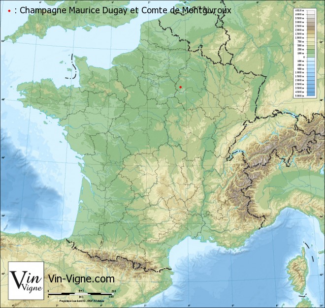 carte Champagne Maurice Dugay et Comte de Montgivroux
