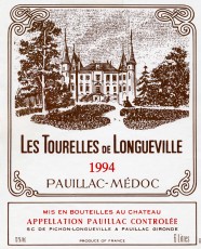 Etiquette Tourelles de Longueville 1994