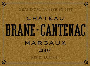 Étiquette du Château Brane-Cantenac 1973