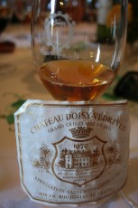 Verre de Château Doisy-Védrines 1970