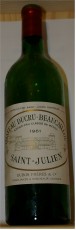 Bouteille du Château Ducru-Beaucaillou 1961