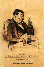 Le buveur d'Honoré Daumier 1864