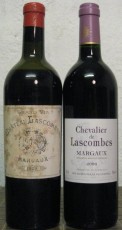 Château Lascombes 1929 et Chevalier de Lascombes 2003