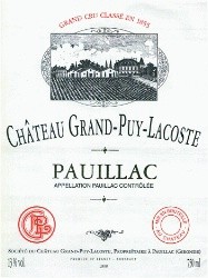 Etiquette du Château Grand-Puy-Lacoste