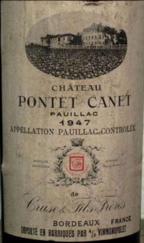 Château Pontet-Canet 1947