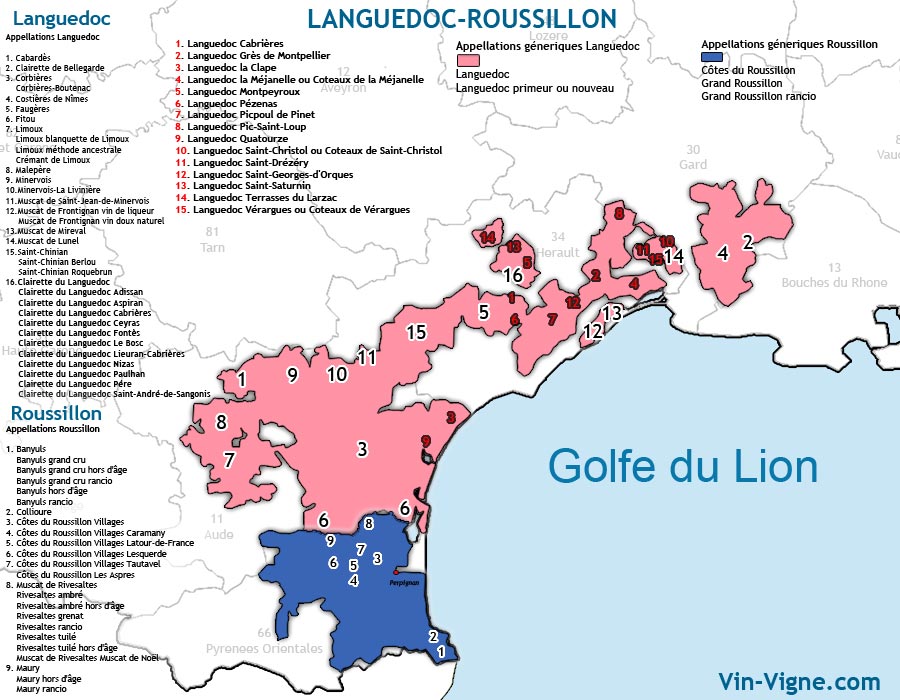 carte des vins du languedoc_roussillon