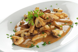 Champignon en sauce: accords Mets et Vins