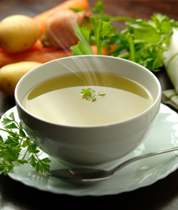 Consommé de viande blanche - Consommé de viande rouge - Consommé de légume: accords Mets et Vins