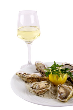 Huître froide: accords Mets et Vins