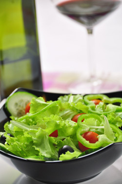 Salade composée: accords Mets et Vins