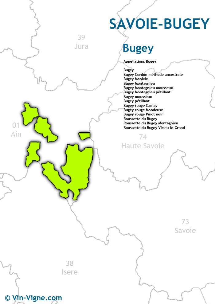 carte des vins du bugey