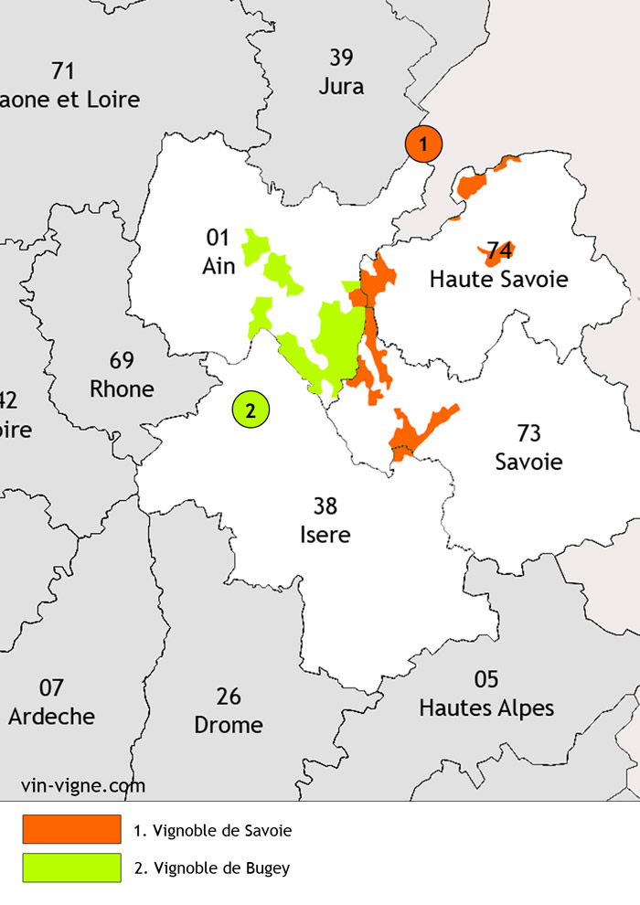 region vin Savoie Bugey
