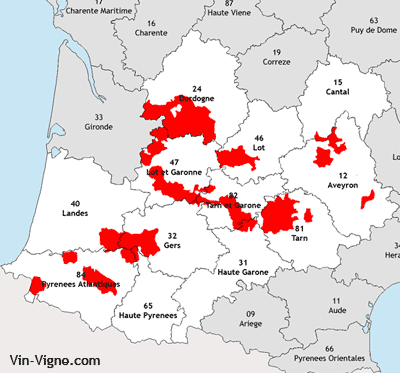 Vignoble du sud-ouest