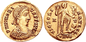 piece honorius